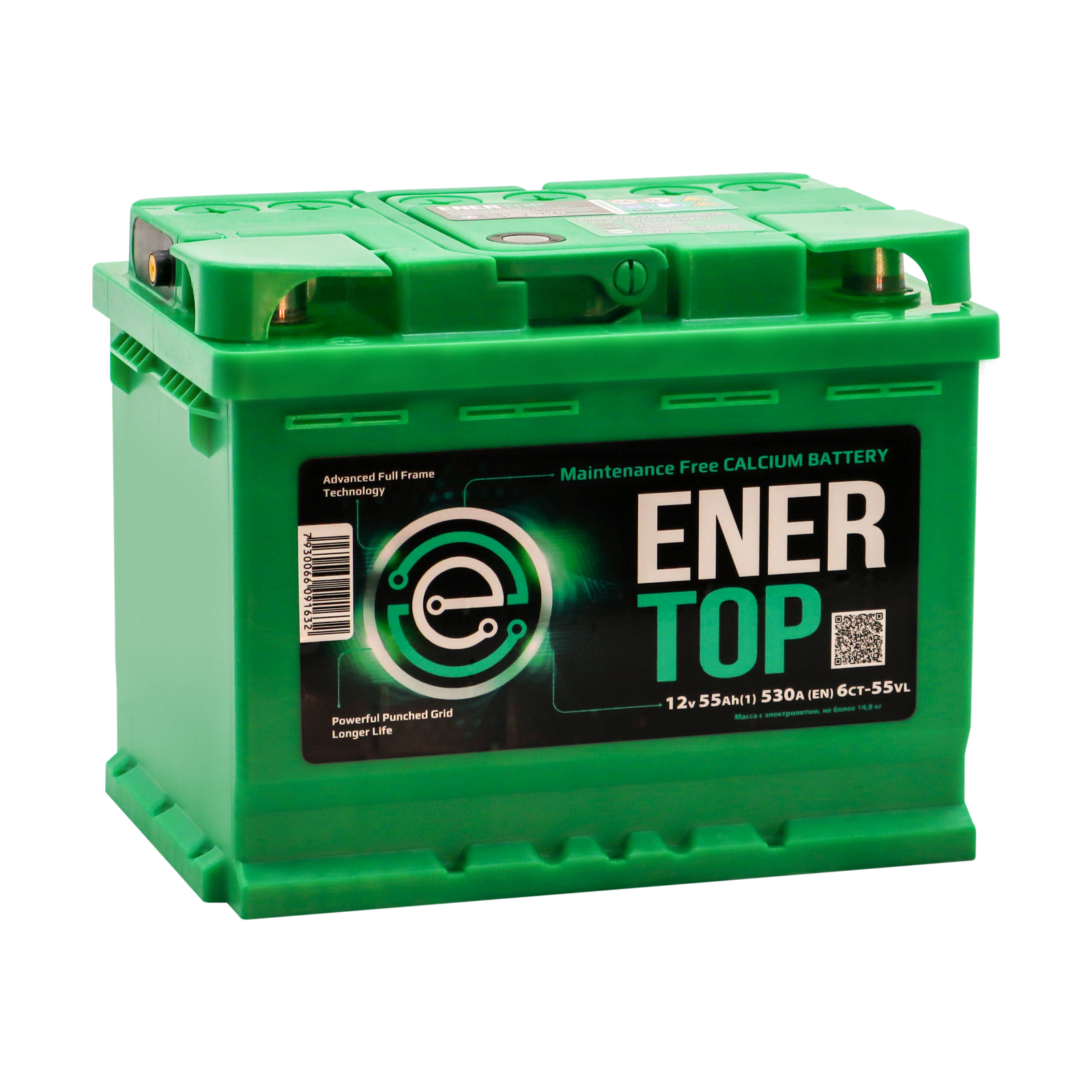Аккумулятор EnerTop 6CT-55VL